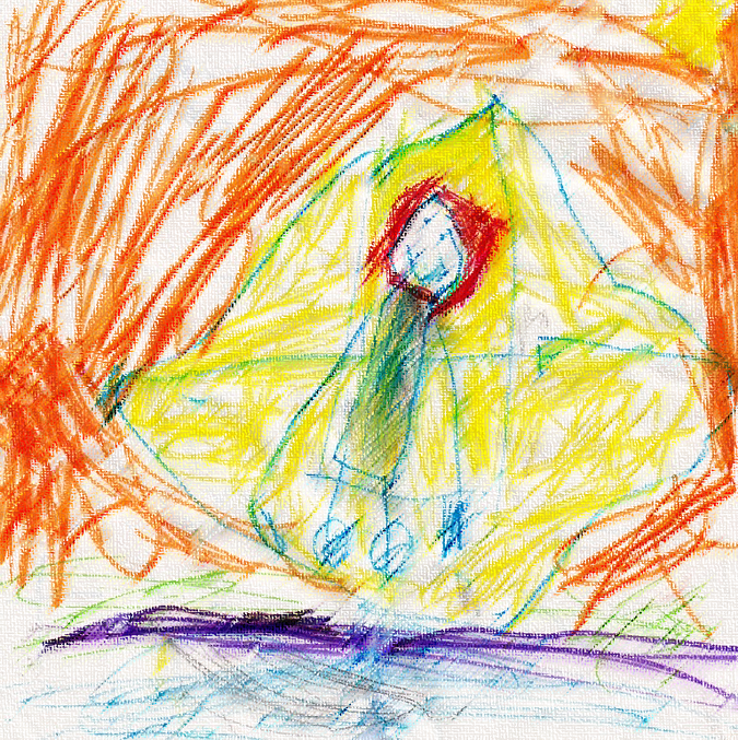 Author Portrait by child